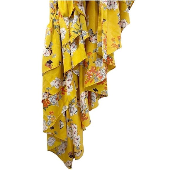 Bronx & Banco Narciss Yellow Floral Maxi Dress in Size S/US4 - Picture 6 of 13